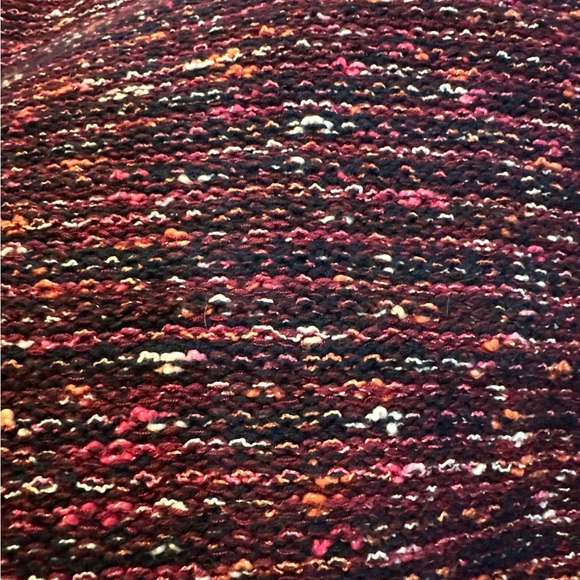 J. Jill Burgundy and Multicolor Knit Skirt - Picture 4 of 7